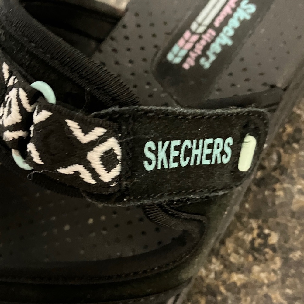 Skechers reggae trailway black sports sandals 11 - Picture 6 of 8